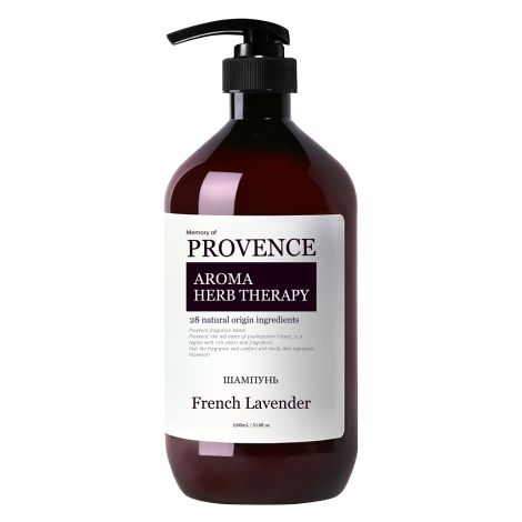 Memory of PROVENCE French Lavender шампунь для всех типов волос для поддержания естественного уровня рН кожи головы 1000мл