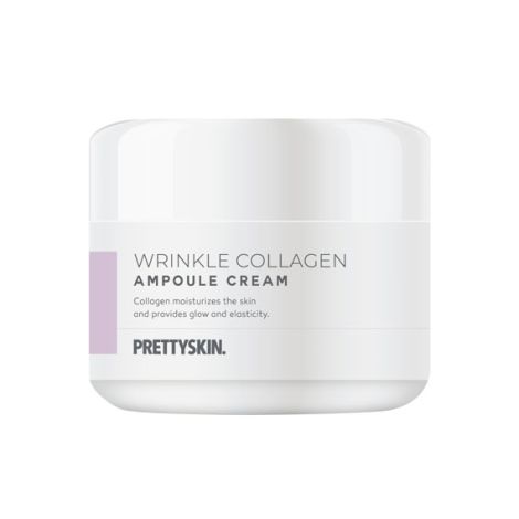 PRETTYSKIN подтягивающий ампульный крем с коллагеном  для разглаживания и выравнивания кожи лица и шеи 50мл