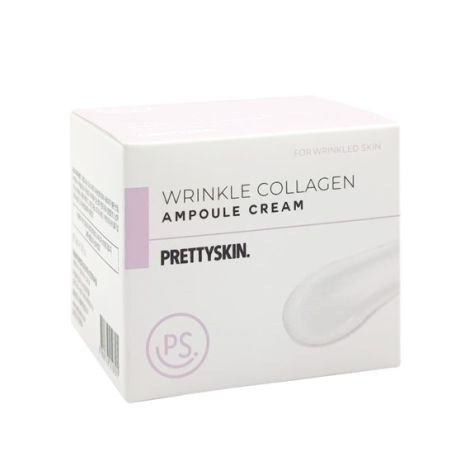 PRETTYSKIN подтягивающий ампульный крем с коллагеном  для разглаживания и выравнивания кожи лица и шеи 50мл №2