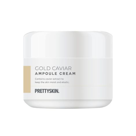 PRETTYSKIN разглаживающий ампульный крем для лица и области вокруг глаз с экстрактом икры для повышения упругости и разглаживания морщин 50мл