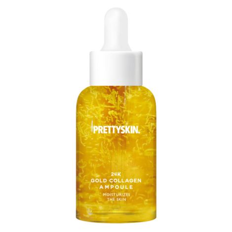 PRETTYSKIN антивозрастная ампульная сыворотка с 24К золотом и коллагеном  для омоложения выравнивания и упругости кожи 50мл