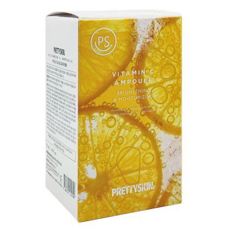 PRETTYSKIN выравнивающая ампульная сыворотка с витамином С  для выравнивания тона и упругости кожи 50мл №2