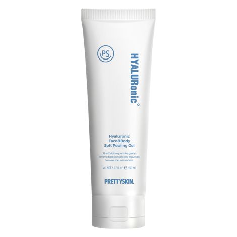 PRETTYSKIN мягкая пилинг-скатка для лица и тела с гиалуроновой кислотой для обновления клеток и выравнивания тона кожи 150мл