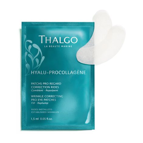 THALGO HYALU-PROCOLLAGENE маски-патчи для кожи вокруг глаз разглаживающие морщины 8х2