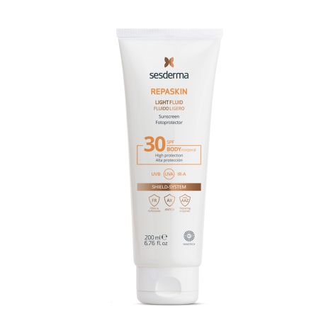 SESDERMA REPASKIN REDIATRICS LIGHT FLUID Body sunscreen флюид нежный солнцезащитный для тела СЗФ 50 200мл